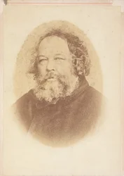 Portrait of Mikhail Alexandrovich Bakunin, by O. Meistring, Geneva